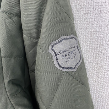 Eddie Bauer　エディーバウアー　キルティングジャケット　カーキグリーン　Mサイズ　