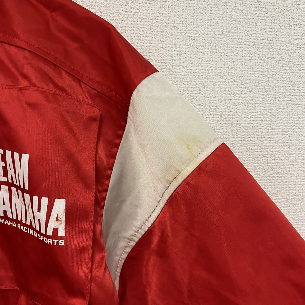 YAMAHA　ヤマハ発動機　ナイロンレーシングジャケット　赤　レッド　Lサイズ