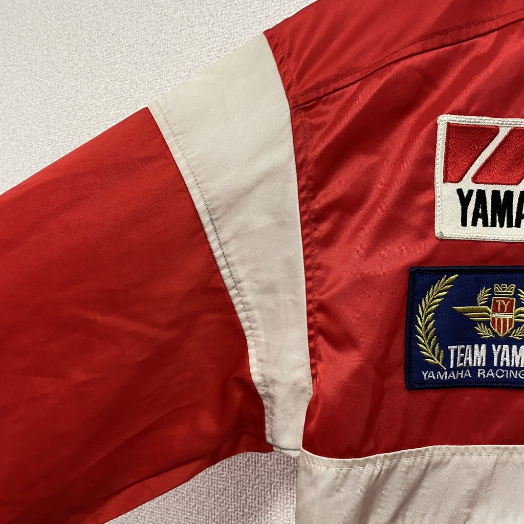 YAMAHA　ヤマハ発動機　ナイロンレーシングジャケット　赤　レッド　Lサイズ