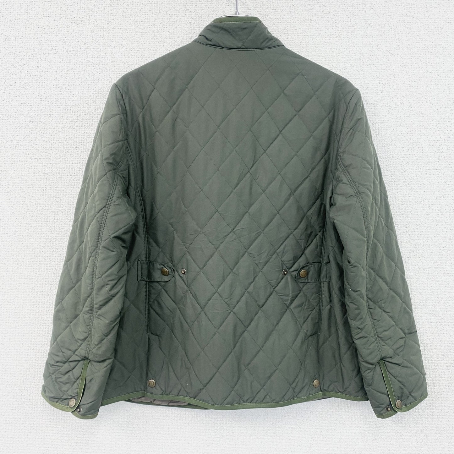 Eddie Bauer　エディーバウアー　キルティングジャケット　カーキグリーン　Mサイズ　