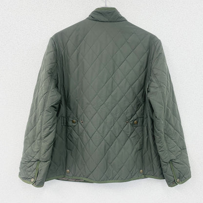 Eddie Bauer　エディーバウアー　キルティングジャケット　カーキグリーン　Mサイズ　