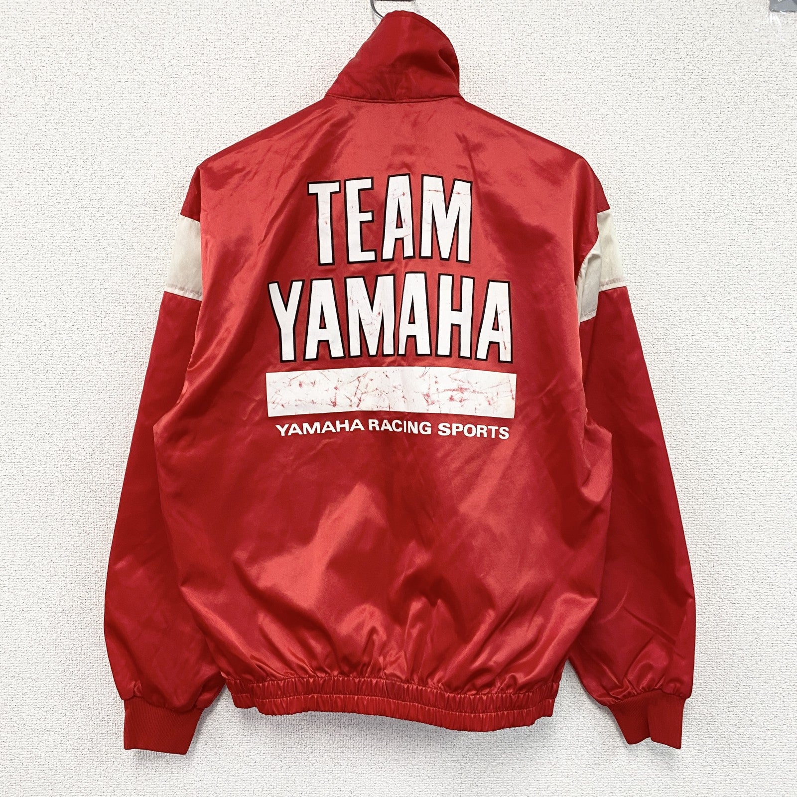 YAMAHA　ヤマハ発動機　ナイロンレーシングジャケット　赤　レッド　Lサイズ