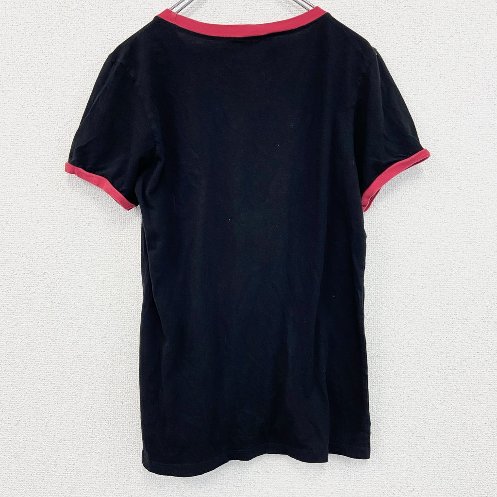 半袖リンガーTシャツ　ミスティックメッセンジャー　韓国　乙女ゲーム　黒　ブラック　100％コットン　Lサイズ