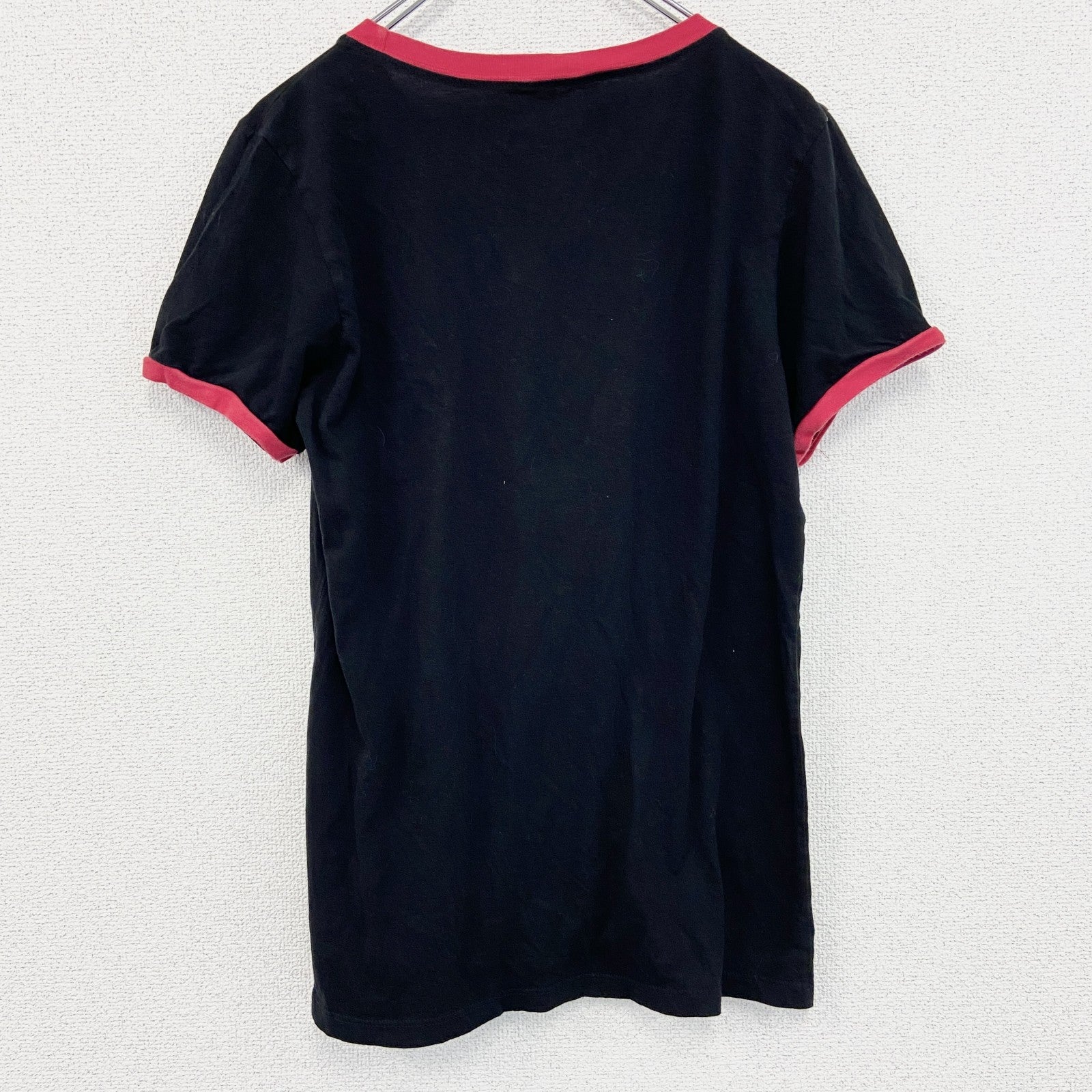 半袖リンガーTシャツ　ミスティックメッセンジャー　韓国　乙女ゲーム　黒　ブラック　100％コットン　Lサイズ
