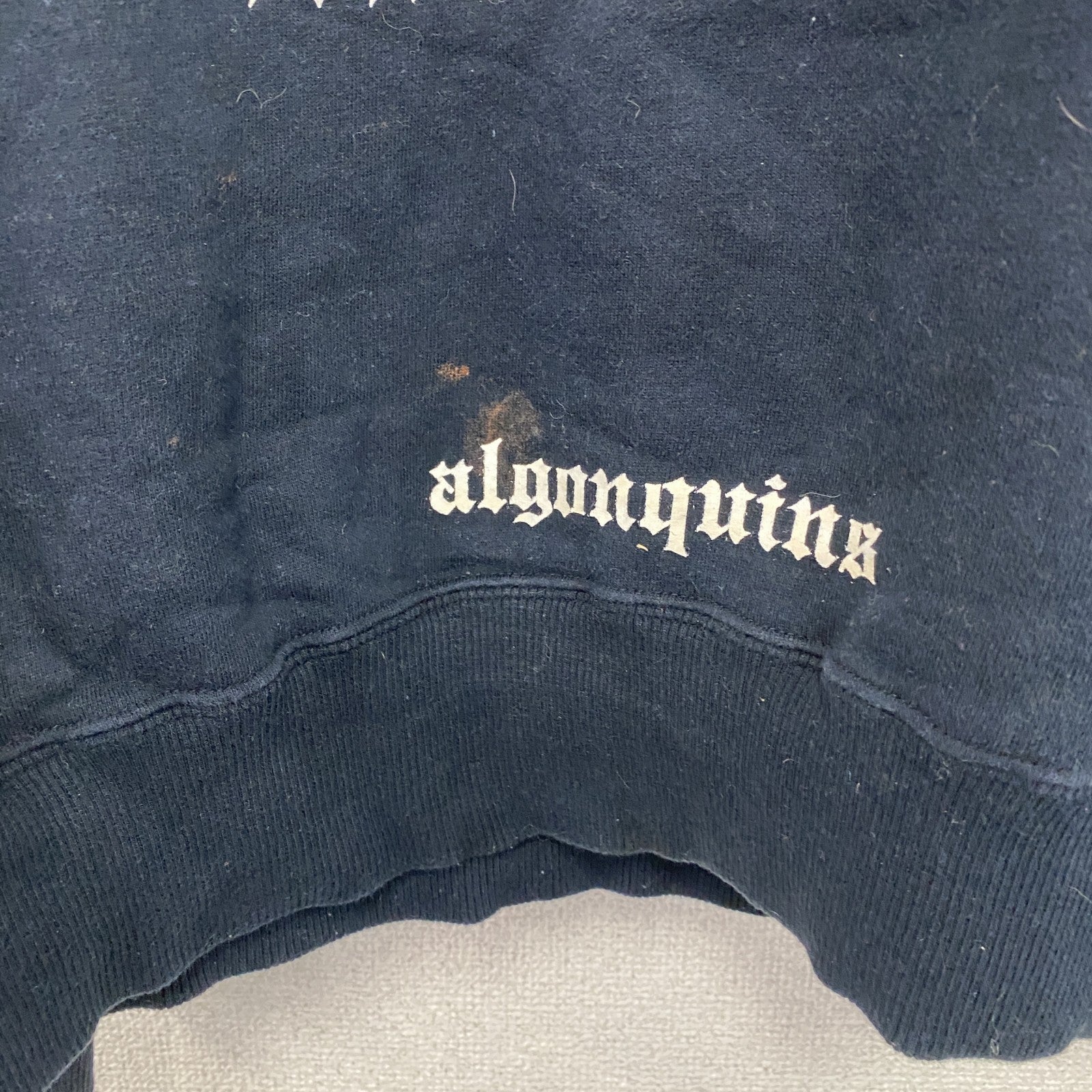 ALGONQUINS　アルゴンキン　スウェットパーカー/フーディー　紺　ネイビー