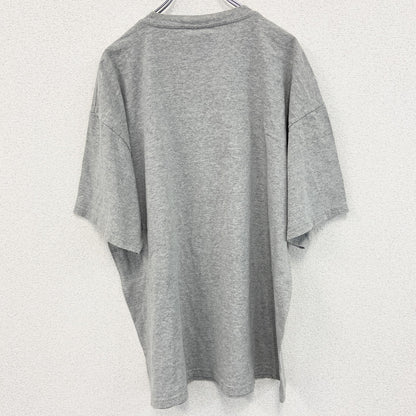 古着 used　半袖プリントTシャツ　NFL　スーパーボウル　ボルティモアレイブンズ　灰色　グレー　クルーネック　２XLサイズ
