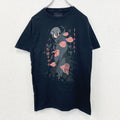 古着 used　NARUTO ナルト　半袖オリジナルアニメプリントTシャツ　うちはイタチ　クルーネック　カジュアル　黒　Sサイズ