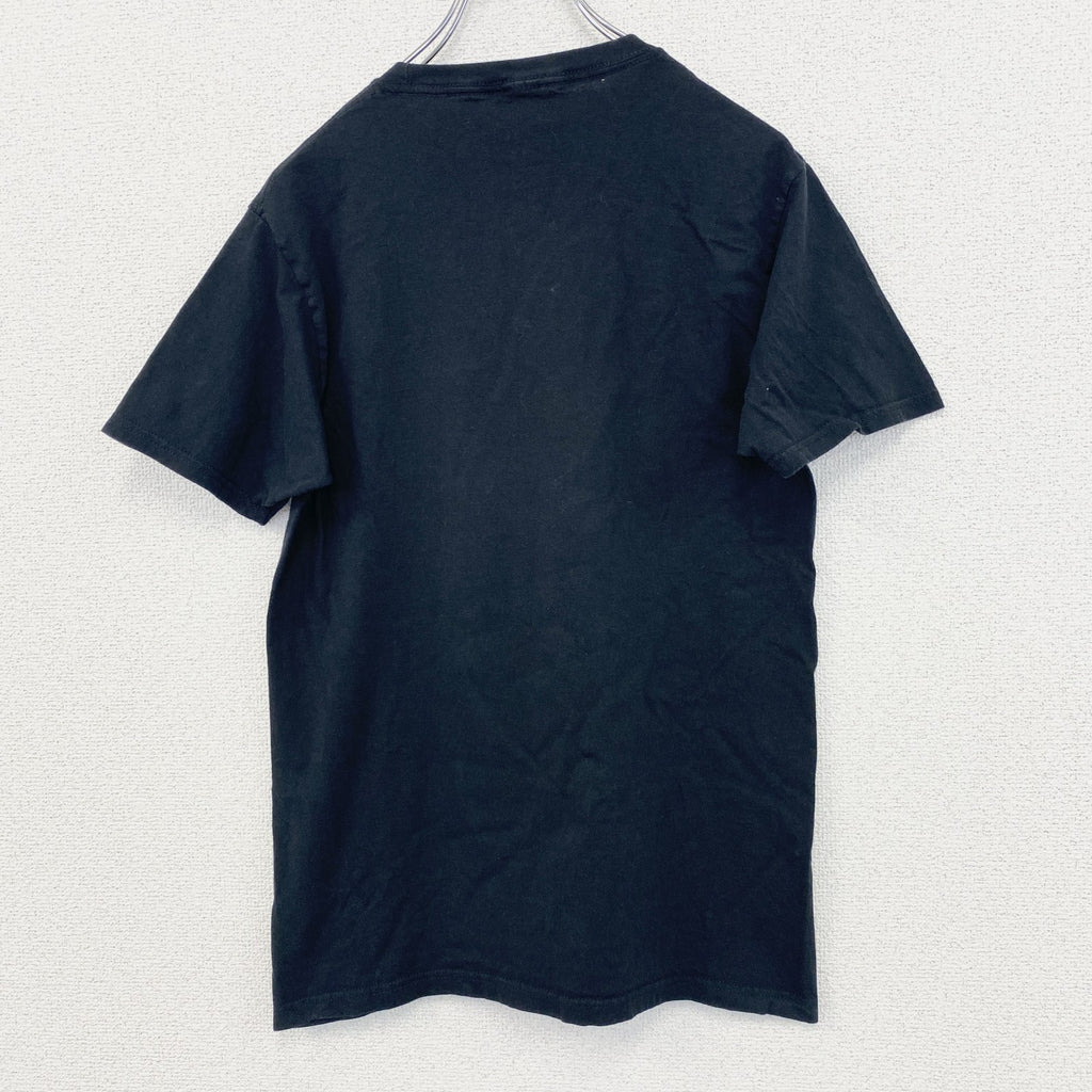 古着 used　NARUTO ナルト　半袖オリジナルアニメプリントTシャツ　うちはイタチ　クルーネック　カジュアル　黒　Sサイズ