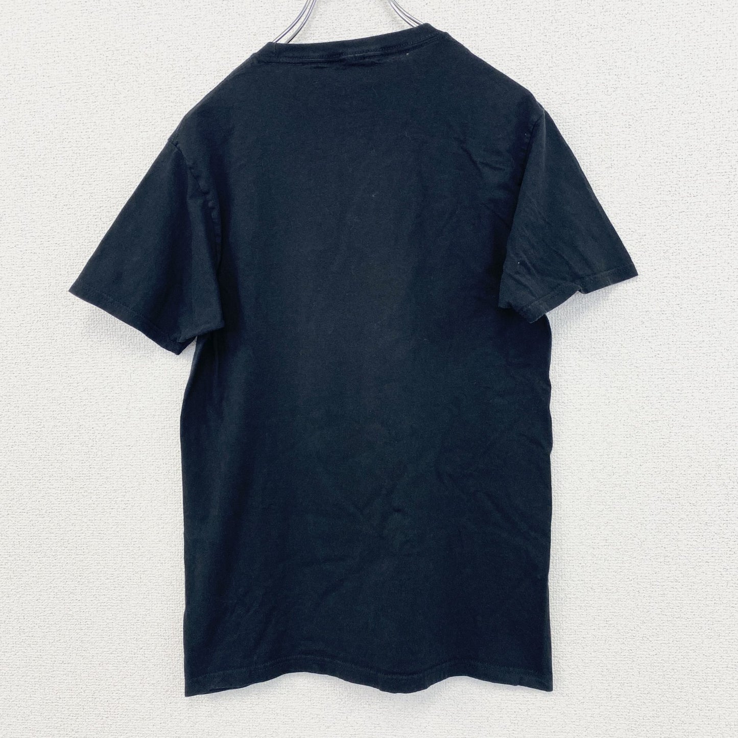 古着 used　NARUTO ナルト　半袖オリジナルアニメプリントTシャツ　うちはイタチ　クルーネック　カジュアル　黒　Sサイズ