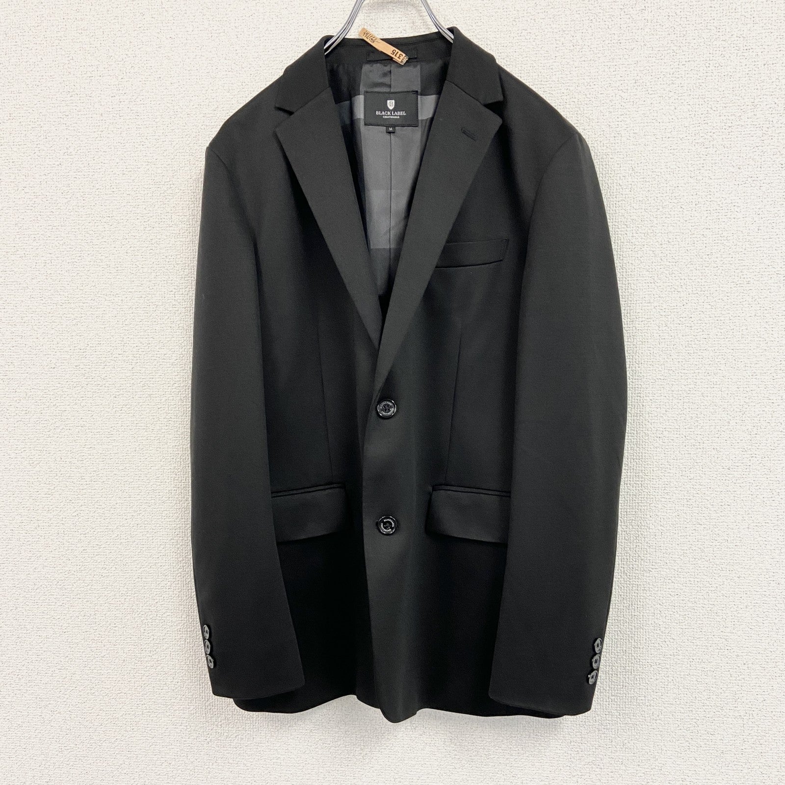 BLACK LABEL CRESTBRIDGE　ブラックレーベルクレストブリッジ　テーラードジャケット　ブラック　Mサイズ