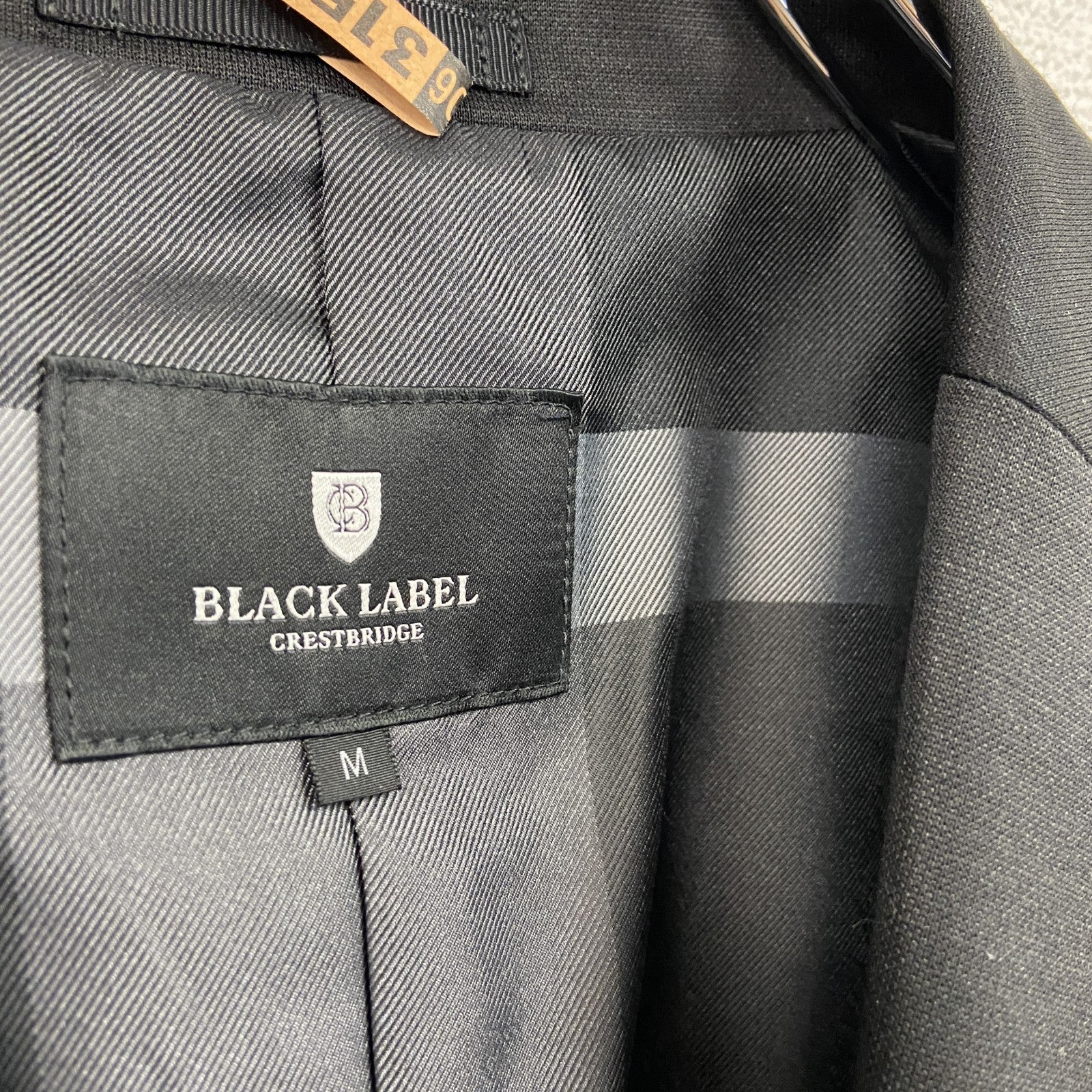 BLACK LABEL CRESTBRIDGE　ブラックレーベルクレストブリッジ　テーラードジャケット　ブラック　Mサイズ