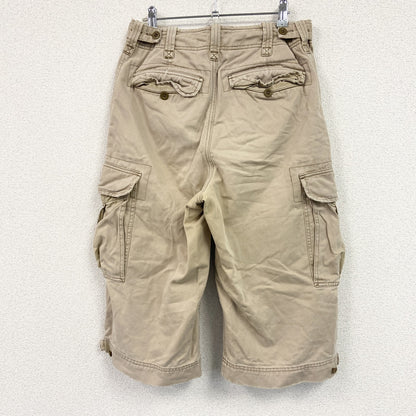 Abercrombie＆Fitch　アバクロンビー＆フィッチ　ハーフカーゴパンツ/ショートパンツ　ベージュ　W30サイズ