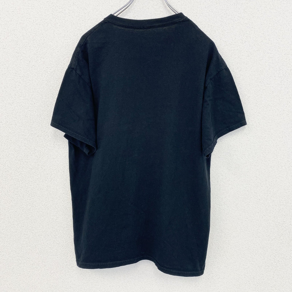 古着 used　Nirvana ニルヴァーナ 　半袖バンドプリントTシャツ　スマイルロゴ　クルーネック　カジュアル　黒　Lサイズ