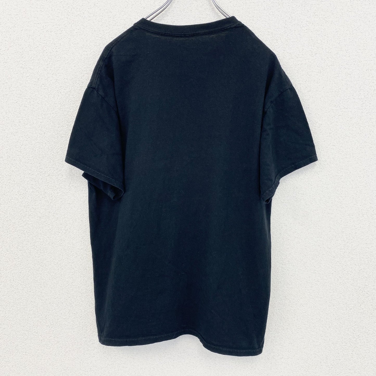 古着 used　Nirvana ニルヴァーナ 　半袖バンドプリントTシャツ　スマイルロゴ　クルーネック　カジュアル　黒　Lサイズ