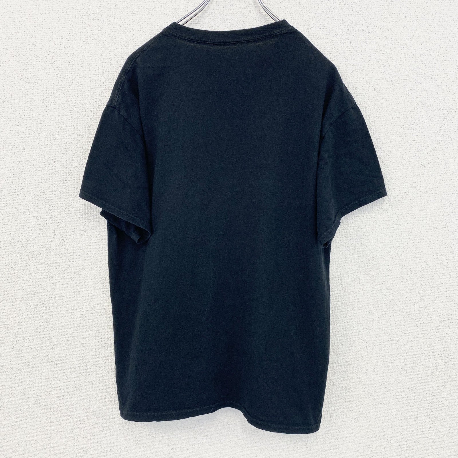 古着 used　Nirvana ニルヴァーナ 　半袖バンドプリントTシャツ　スマイルロゴ　クルーネック　カジュアル　黒　Lサイズ
