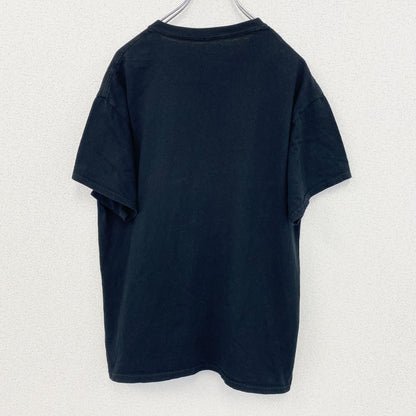 古着 used　Nirvana ニルヴァーナ 　半袖バンドプリントTシャツ　スマイルロゴ　クルーネック　カジュアル　黒　Lサイズ