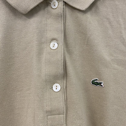 LACOSTE　ラコステ　半袖ポロシャツ　ベージュ　42サイズ