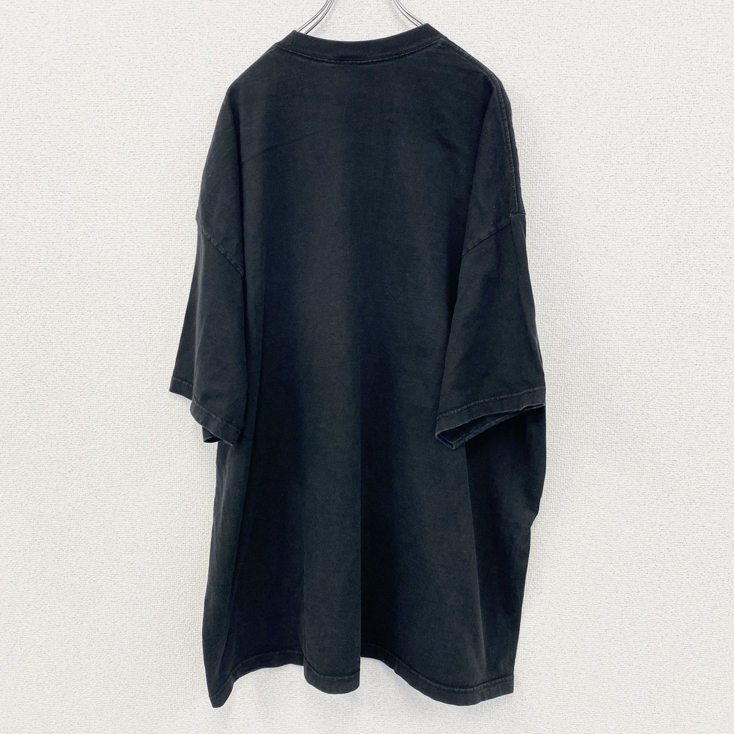古着 used　ROCKMARE　半袖バンドプリントTシャツ　THE STONES　クルーネック　カジュアル　黒　XXXXLサイズ