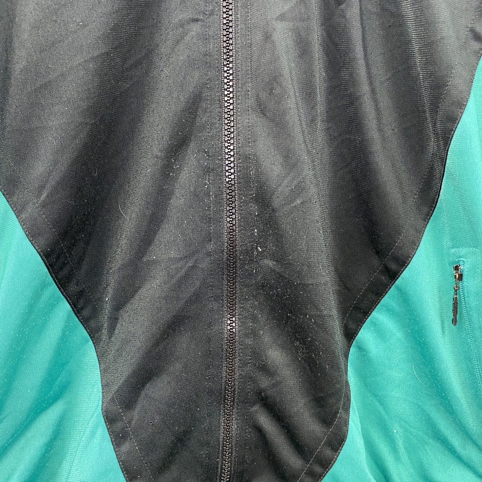 ～90s　NIKE　ナイキ　トラックジャケット/ジャージ　ヴィンテージ　銀タグ　マルチカラー　白　ホワイト　Sサイズ