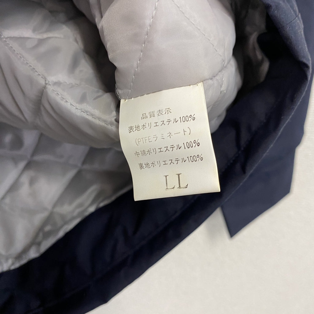 小田急電鉄　GORE-TEX　カストロコート　ドカジャン　防寒コート　中綿入り　デッドストック　紺　ネイビー　LLサイズ