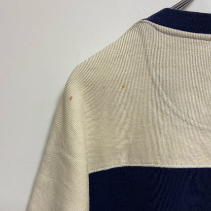 90s　NIKE ナイキ　NFL　Vネックスウェット/トレーナー　ヴィンテージ　ワンポイントロゴ刺繍　ネイビー　XLサイズ