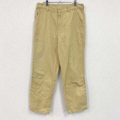 L.L.Bean　エルエルビーン　ワークパンツ/チノパンツ　ジップフライ　ベージュ　W32サイズ