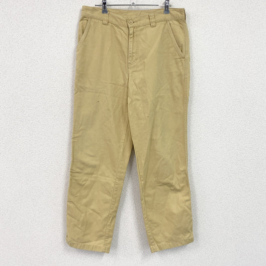 L.L.Bean　エルエルビーン　ワークパンツ/チノパンツ　ジップフライ　ベージュ　W32サイズ