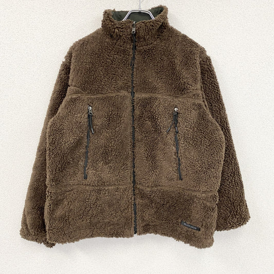 B.C STOCK　ベーセーストック　OLIVEDRAB　リバーシブルボアジャケット　茶色　ブラウン　カーキ