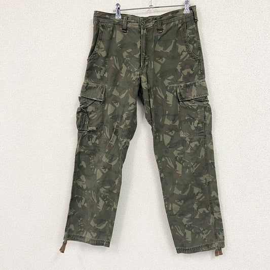 UNIQLO　ユニクロ　カーゴパンツ　ジップフライ　カモフラージュ　迷彩柄　マルチカラー