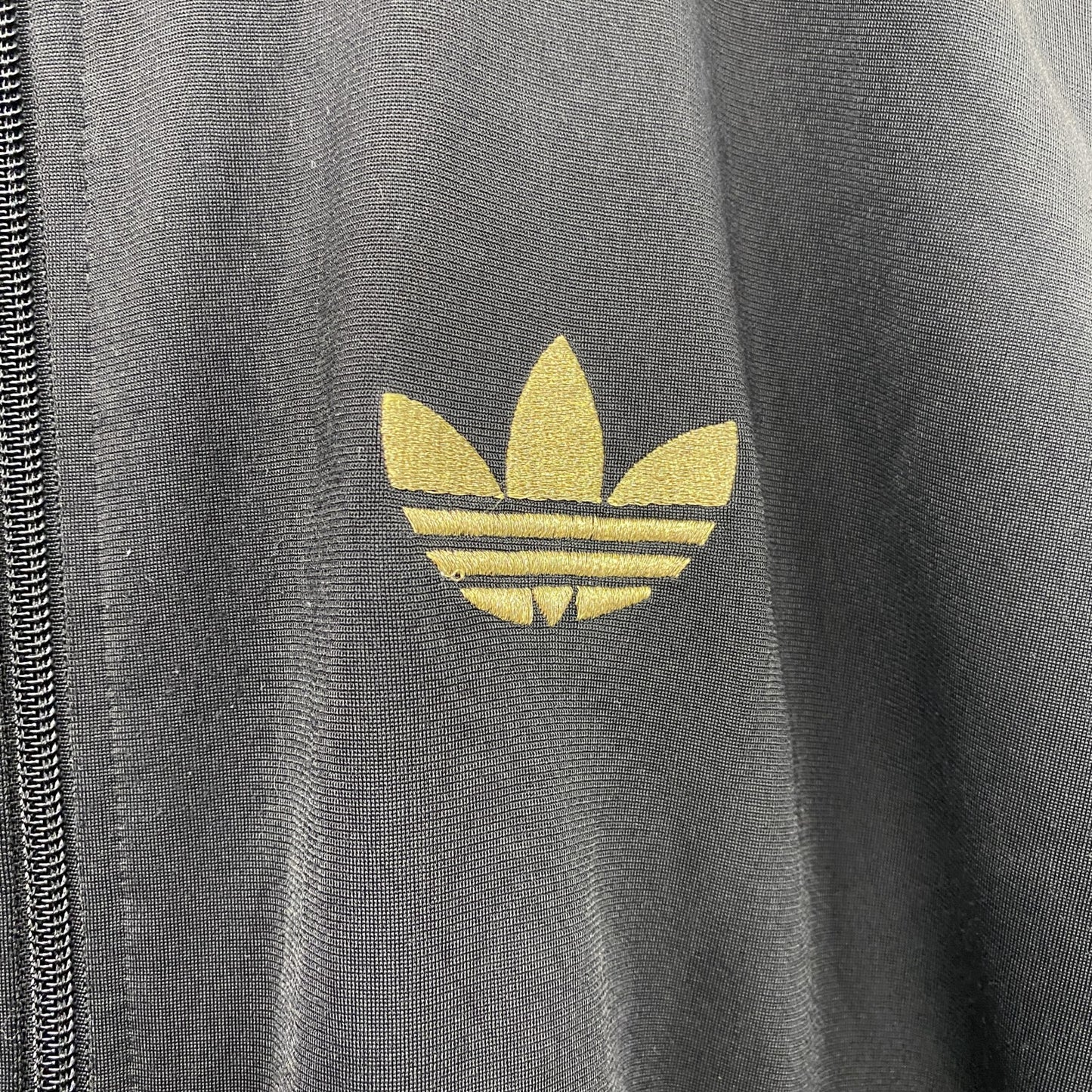 adidas　アディダス　ファイヤーバード　トラックジャケット/ジャージ　トレフォイルロゴ　黒　ブラック　Ｍサイズ