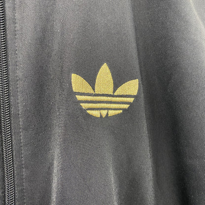 adidas　アディダス　ファイヤーバード　トラックジャケット/ジャージ　トレフォイルロゴ　黒　ブラック　Ｍサイズ