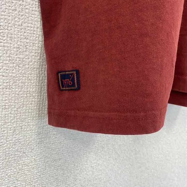 古着 used　半袖アニマルプリントTシャツ　ミニチュアダックスフンド　犬　赤茶色　レッドブラウン　レトロデザイン　XLサイズ