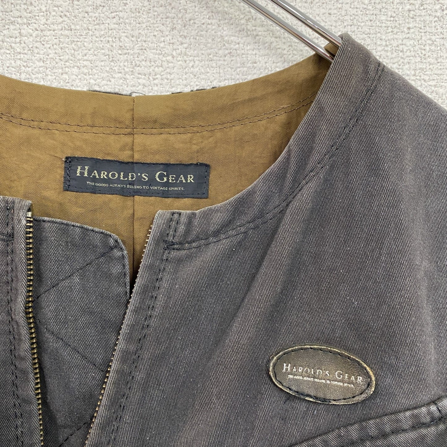 HAROLD’S GEAR　ハロルズギア　ハンティングベスト　ヴィンテージ　茶色　ブラウン　