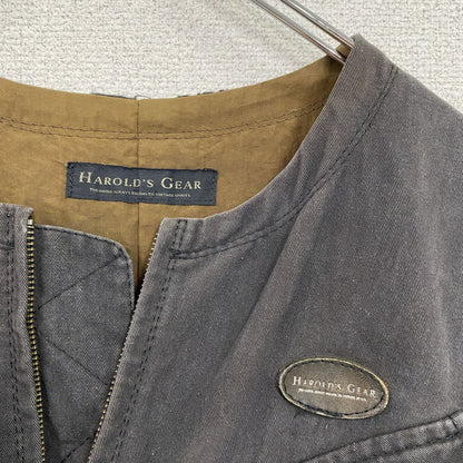 HAROLD’S GEAR　ハロルズギア　ハンティングベスト　ヴィンテージ　茶色　ブラウン　