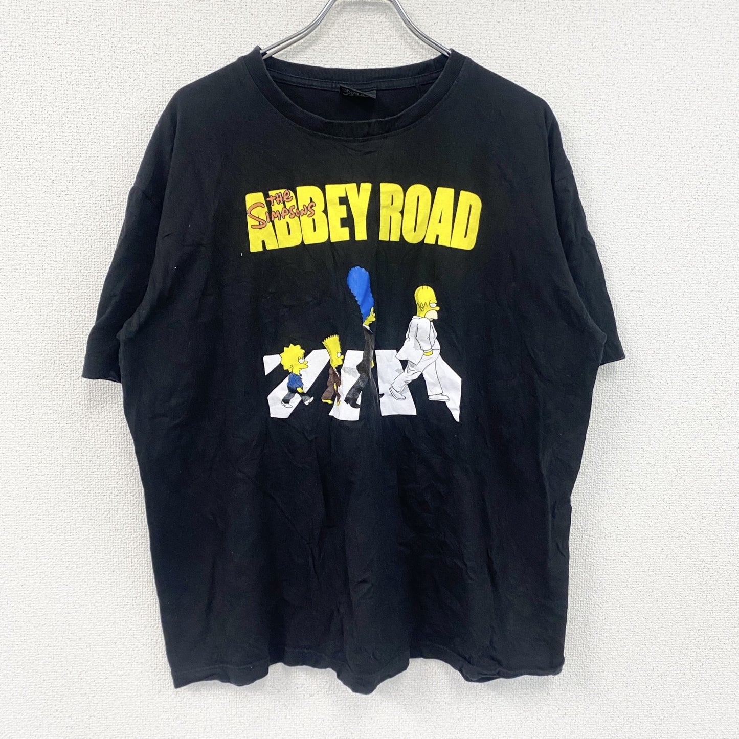 BROADWAY　ブロードウェイ　シンプソンズ　半袖プリントTシャツ　黒　ブラック　XLサイズ