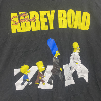 BROADWAY　ブロードウェイ　シンプソンズ　半袖プリントTシャツ　黒　ブラック　XLサイズ