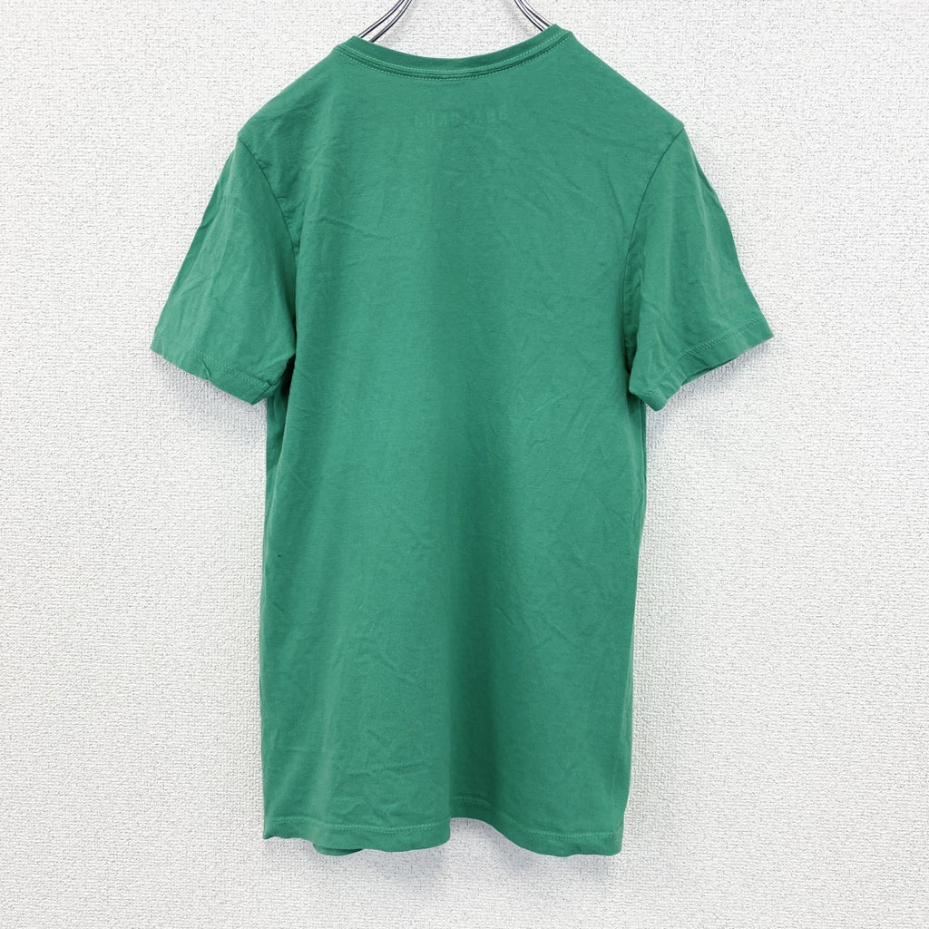 古着 used　ボックスランチ　半袖アニメプリントTシャツ　緑谷出久　クルーネック　緑　カジュアルデザイン　Sサイズ