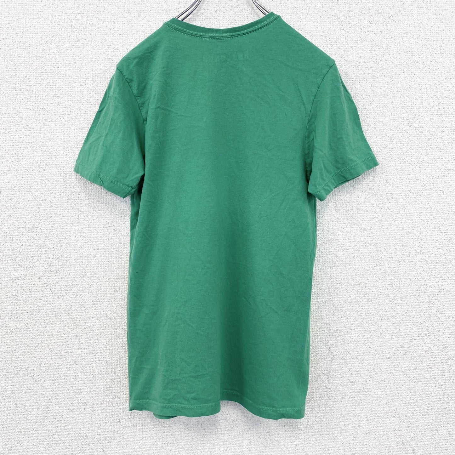 古着 used　ボックスランチ　半袖アニメプリントTシャツ　緑谷出久　クルーネック　緑　カジュアルデザイン　Sサイズ