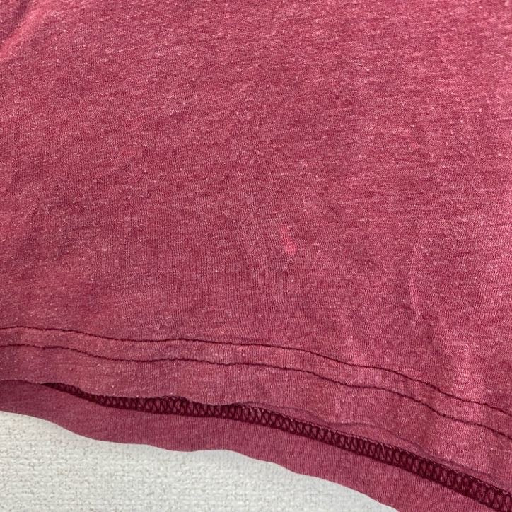 古着 used　半袖アニマルプリントTシャツ　虎　タイガー　赤　レッド　クルーネック　レトロデザイン　Mサイズ