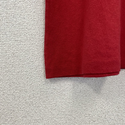 古着 used　半袖プリントTシャツ　レッドウィングス　アイスホッケー　赤　レッド　シングルステッチ　レトロデザイン　Lサイズ