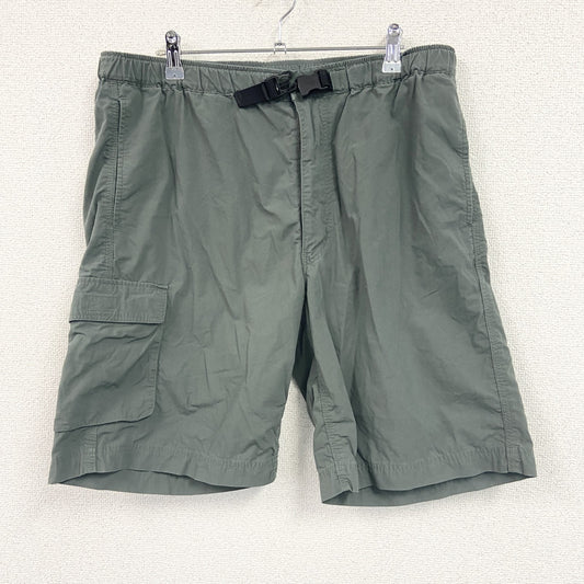 OLD UNIQLO　オールドユニクロ　ハーフナイロンパンツ/ショートパンツ　オリーブグリーン　Lサイズ
