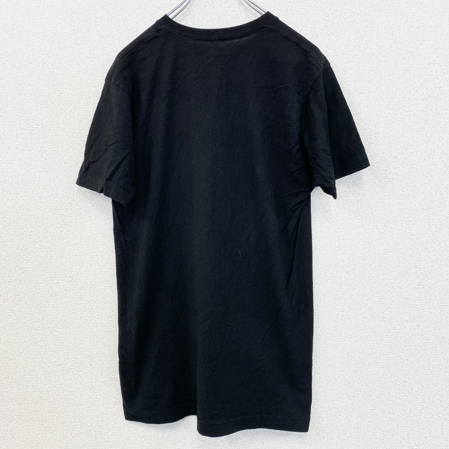 古着 used　DEMON SLAYER　半袖アニメプリントTシャツ　鬼滅の刃　クルーネック　黒　カジュアルデザイン　Mサイズ