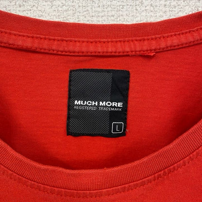 古着 used　半袖プリントTシャツ　Y2K　赤　レッド　クルーネック　フリーダム　レトロデザイン　Lサイズ