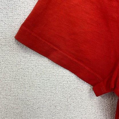 古着 used　半袖プリントTシャツ　Y2K　赤　レッド　クルーネック　フリーダム　レトロデザイン　Lサイズ