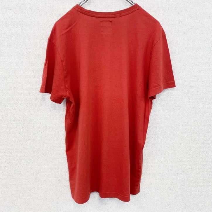 古着 used　半袖プリントTシャツ　Y2K　赤　レッド　クルーネック　フリーダム　レトロデザイン　Lサイズ