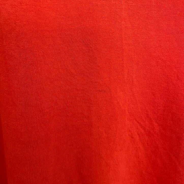 古着 used　半袖プリントTシャツ　Y2K　赤　レッド　クルーネック　フリーダム　レトロデザイン　Lサイズ