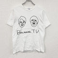 バナナTV　バナナマン　半袖プリントTシャツ　白　ホワイト　Lサイズ
