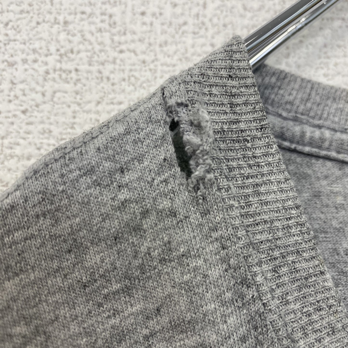 古着 used　chaｍpion チャンピオン　半袖カレッジプリントTシャツ　カトリック大学　グレー　カジュアルデザイン　Lサイズ