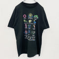古着 used　フルーツオブザルーム　USA製　100％コットン　半袖プリントTシャツ　サマー　ハワイ　シングルステッチ　Lサイズ