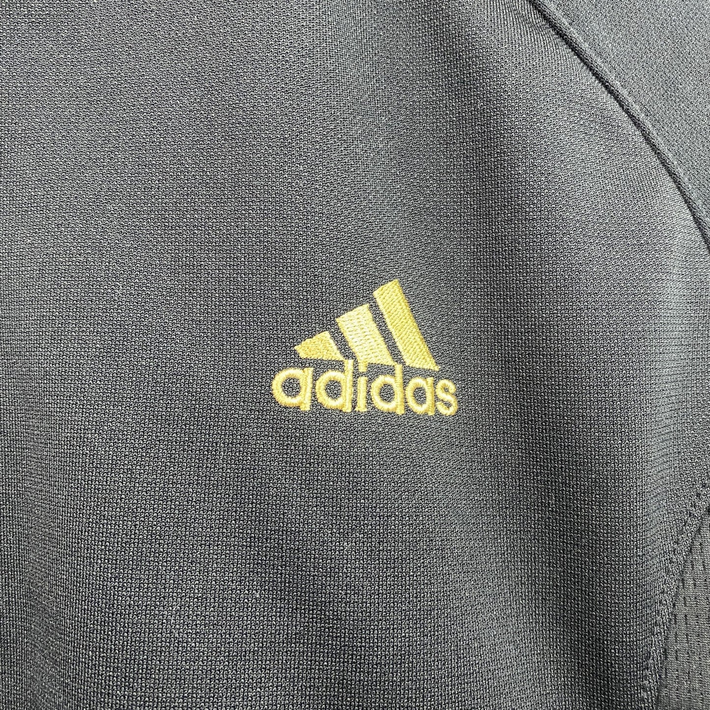 adidas　アディダス　トラックジャケット/ジャージ　黒　ブラック　Lサイズ